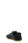 etage tone-on-tone satin and suede sneakers