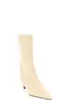 craquelé leather ankle boots