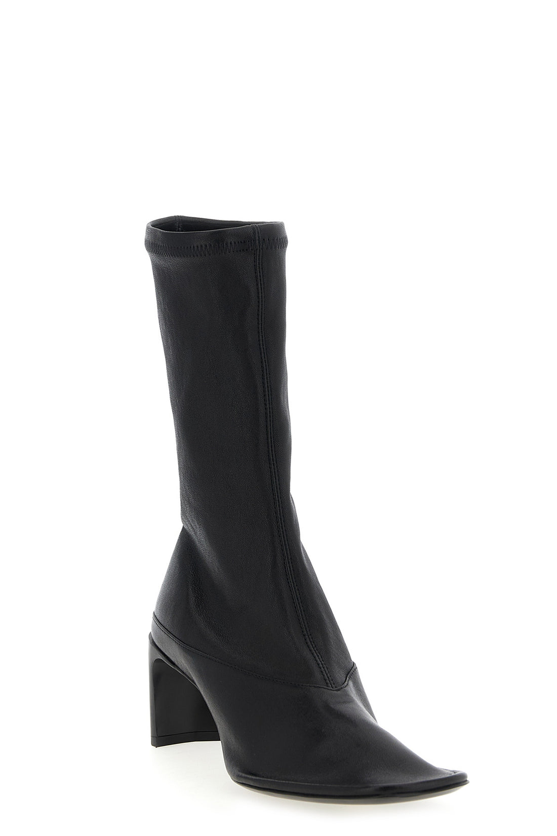 JIL SANDER 36 stretch nappa leather ankle boots