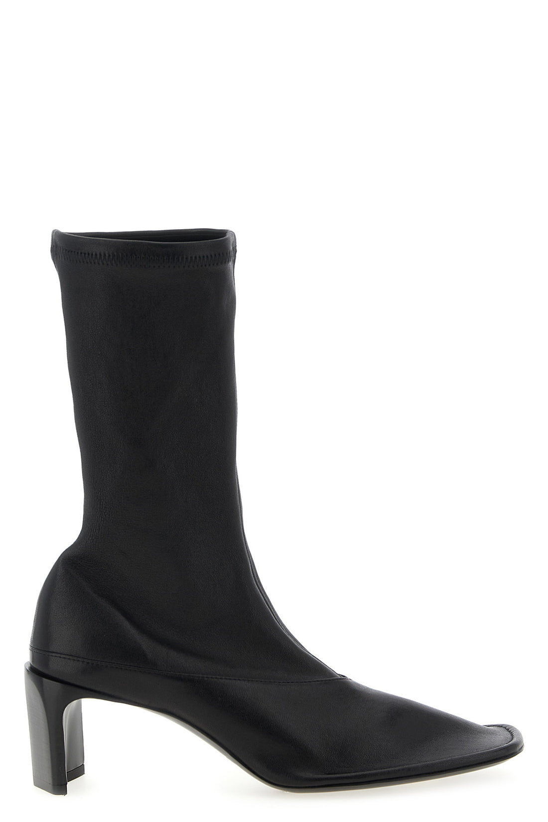 JIL SANDER 36 stretch nappa leather ankle boots