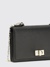 peekaboo wallet on chain in calfskin with ff monogram