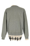 used-effect cotton sweatshirt