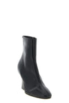 lune ankle boots in soft and shiny calf leather