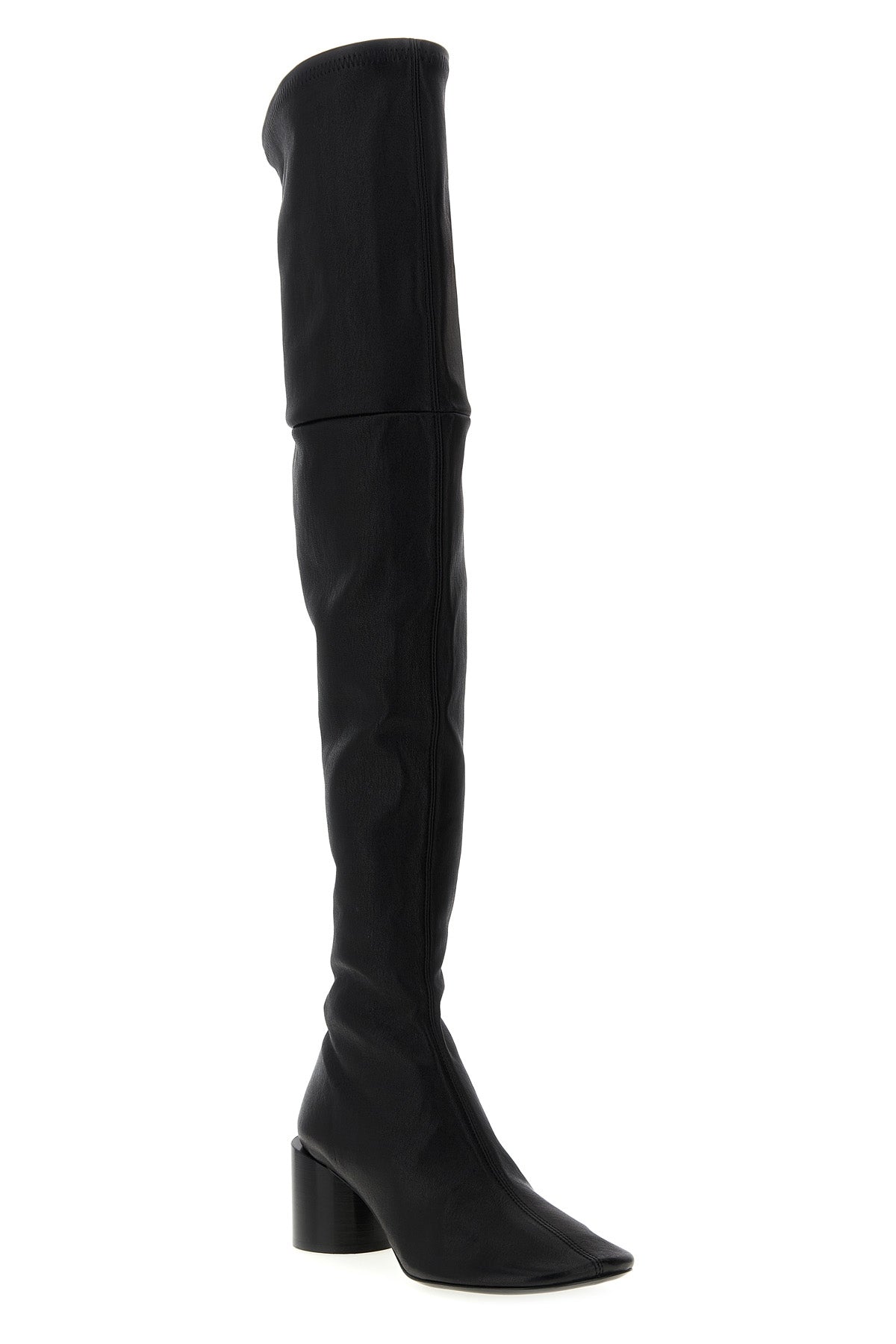 stretch nappa leather boot