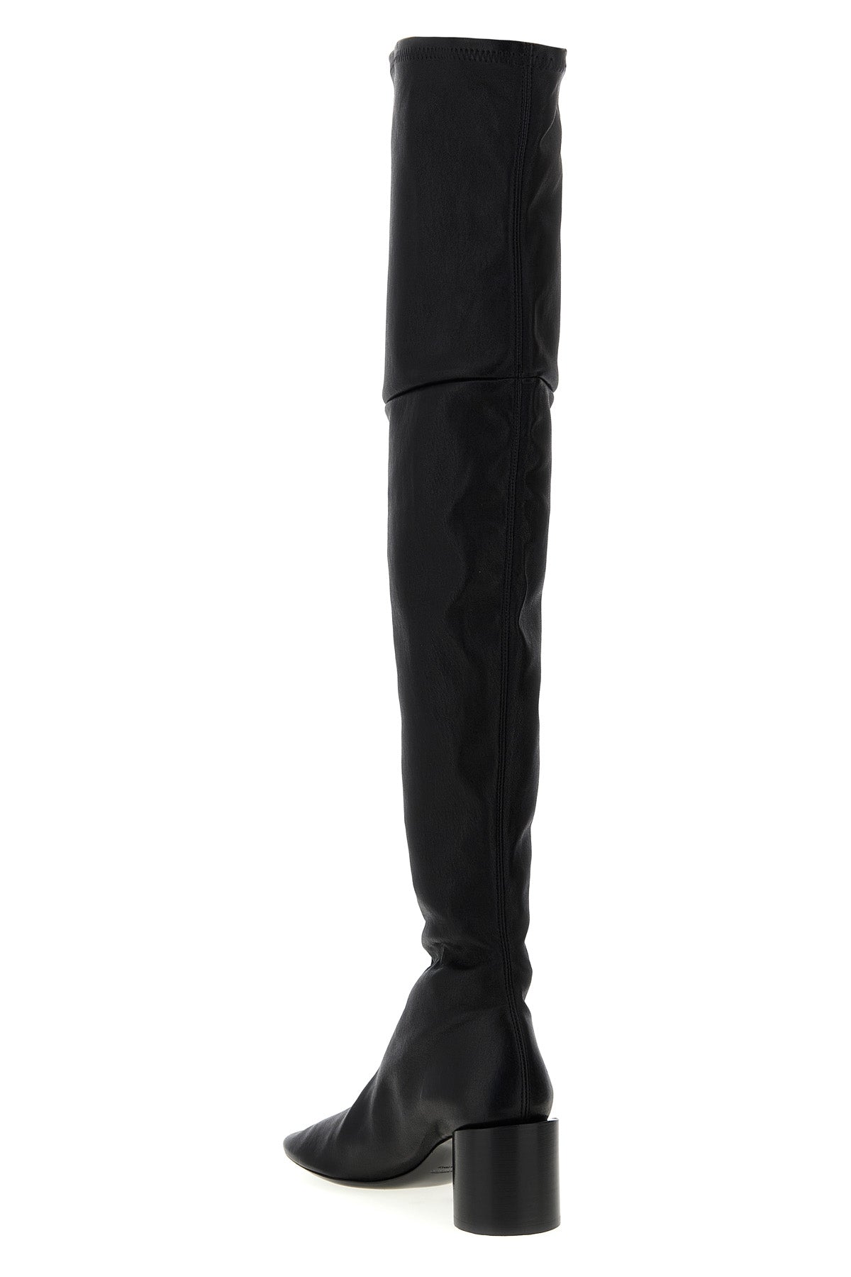 stretch nappa leather boot