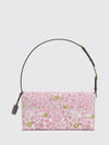 devain floral embroidery vlogo mini shoulder bag