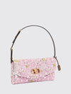 devain floral embroidery vlogo mini shoulder bag