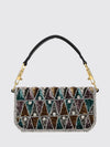 locò crystal-embroidered satin mini bag with vlogo