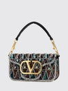 locò crystal-embroidered satin mini bag with vlogo