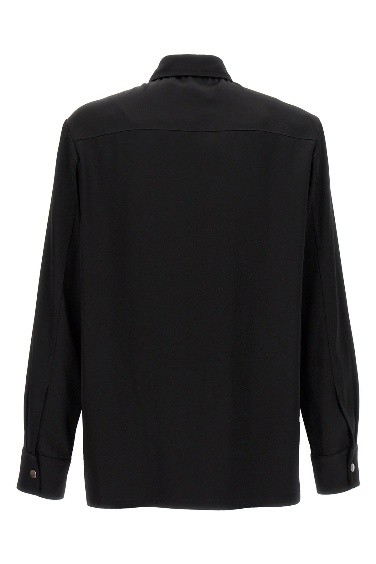 121 viscose and silk blend twill shirt