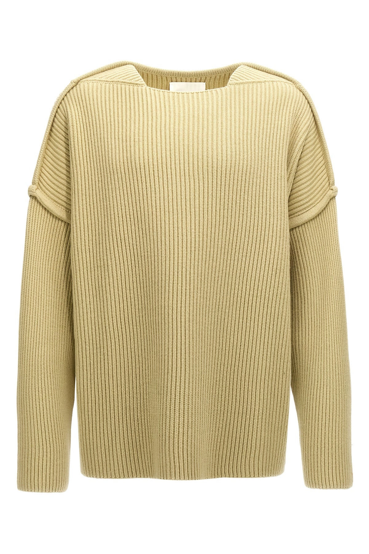 ribbed wool sweater
