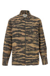 106 shirt in technical silk chiné