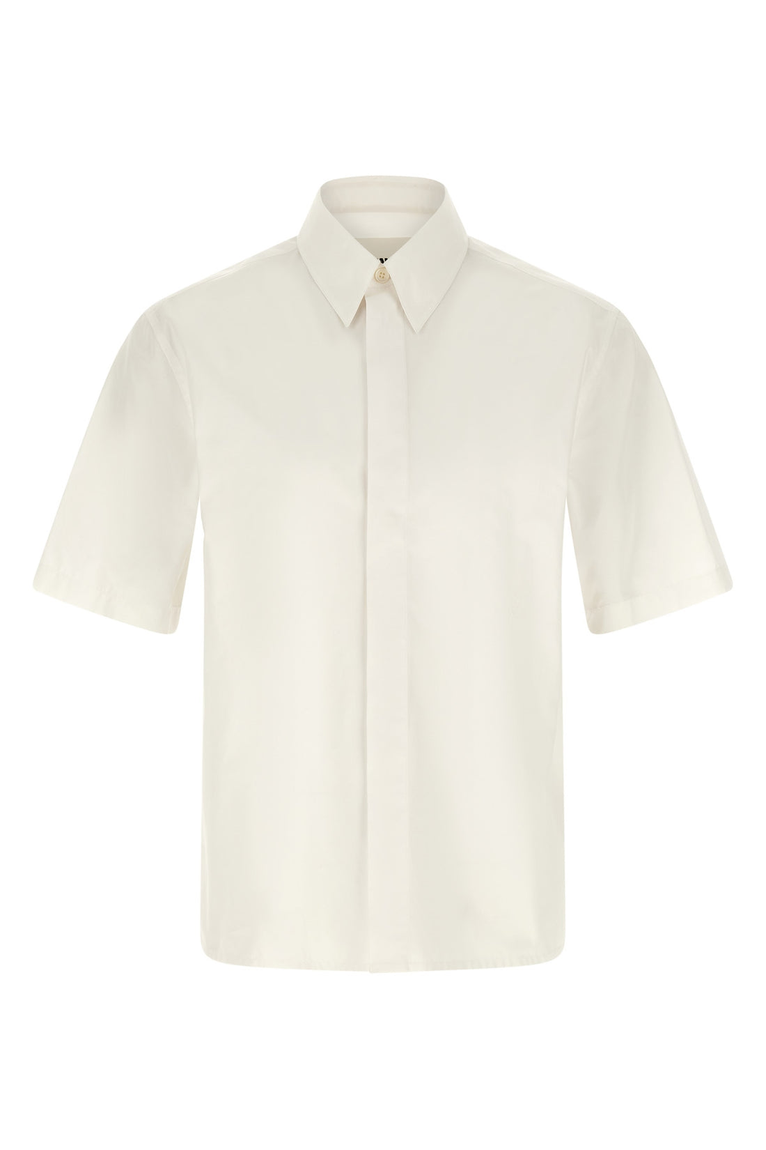 JIL SANDER 39 cm cotton poplin shirt