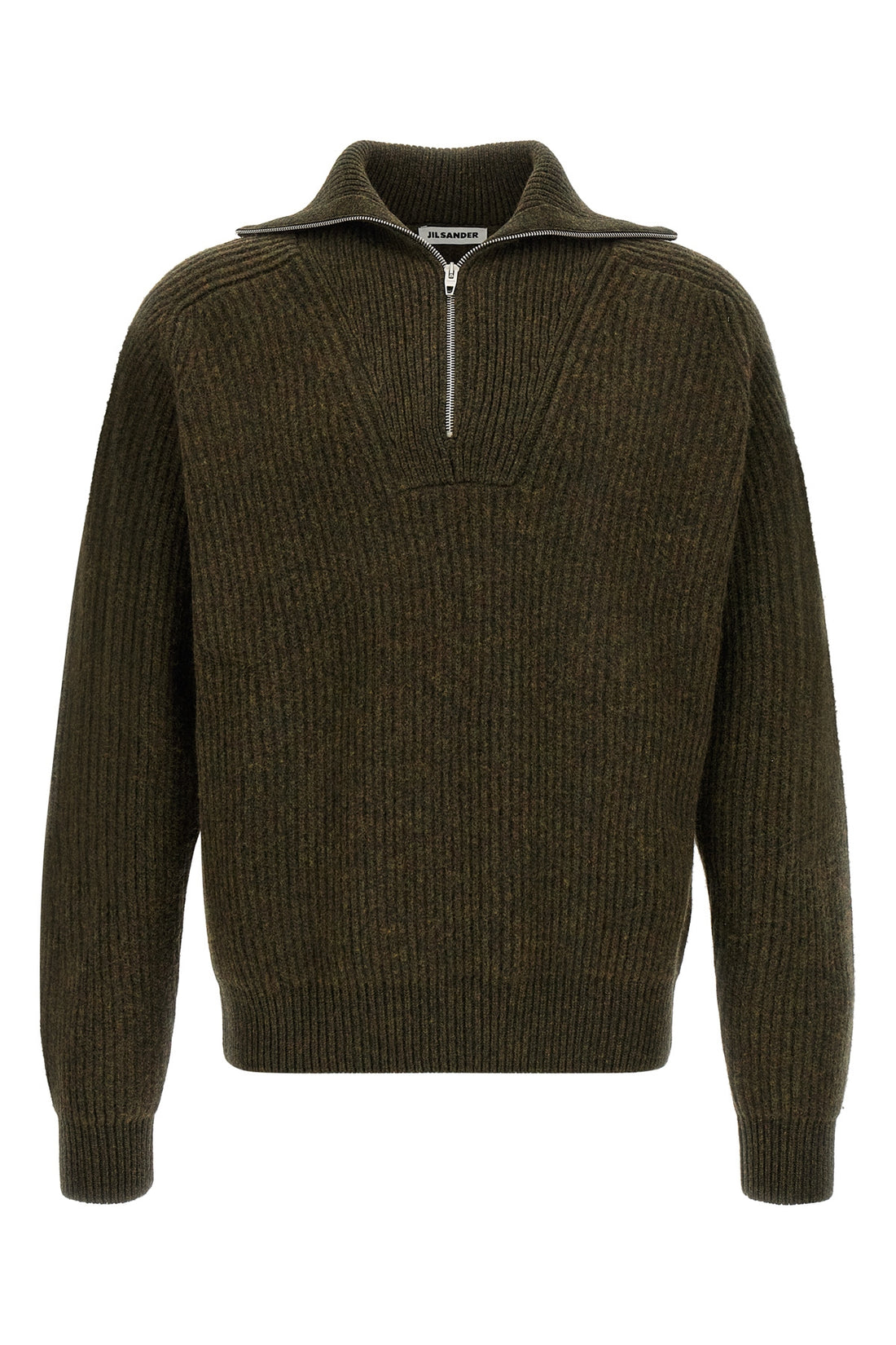 JIL SANDER 50 ribbed wool sweater