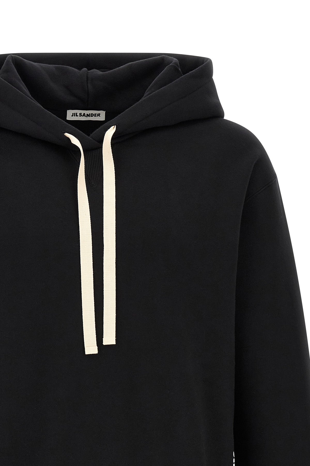 the jil sander hoodie establishes a foundation of modern minimalism