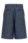 210 cotton denim bermuda shorts