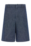 210 cotton denim bermuda shorts