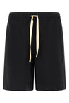 fleece cotton bermuda shorts