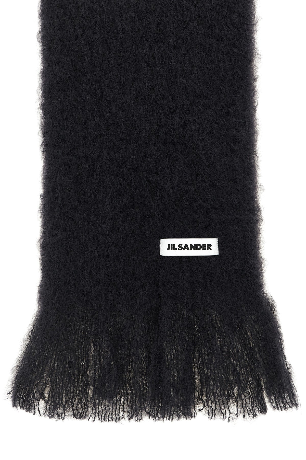 the jil sander small scarf in mohair blend