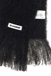 the jil sander small scarf in mohair blend