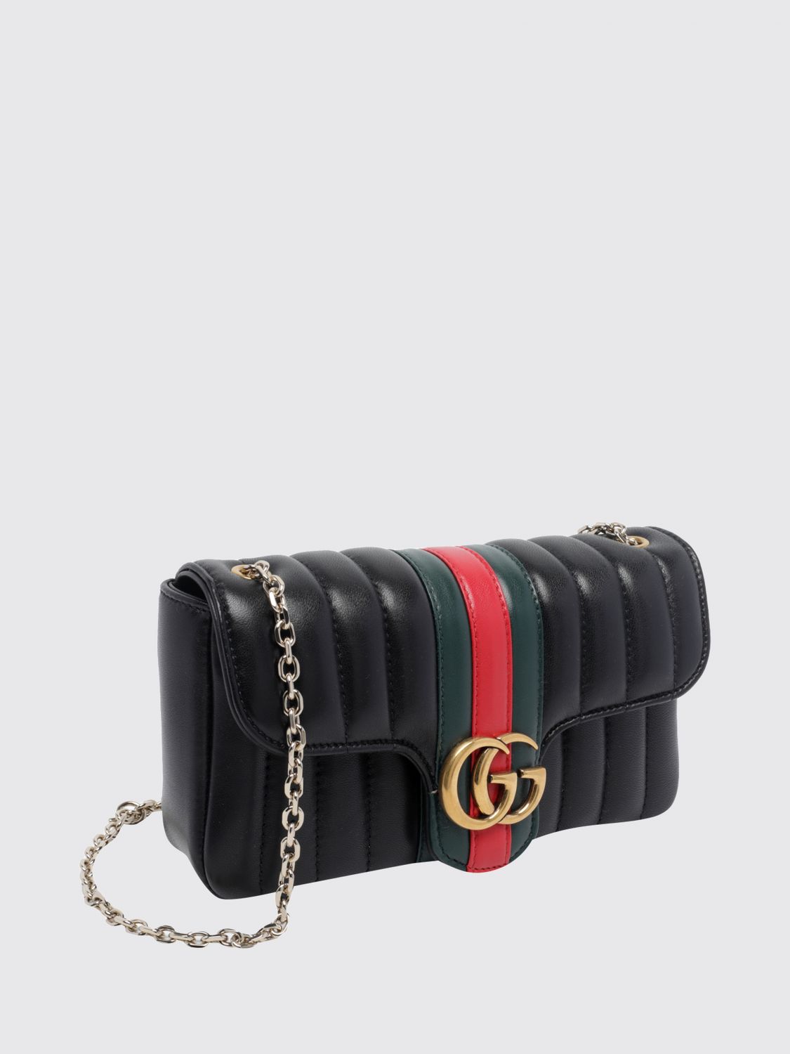 gg marmont matelassé nappa mini crossbody bag