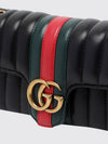 gg marmont matelassé nappa mini crossbody bag
