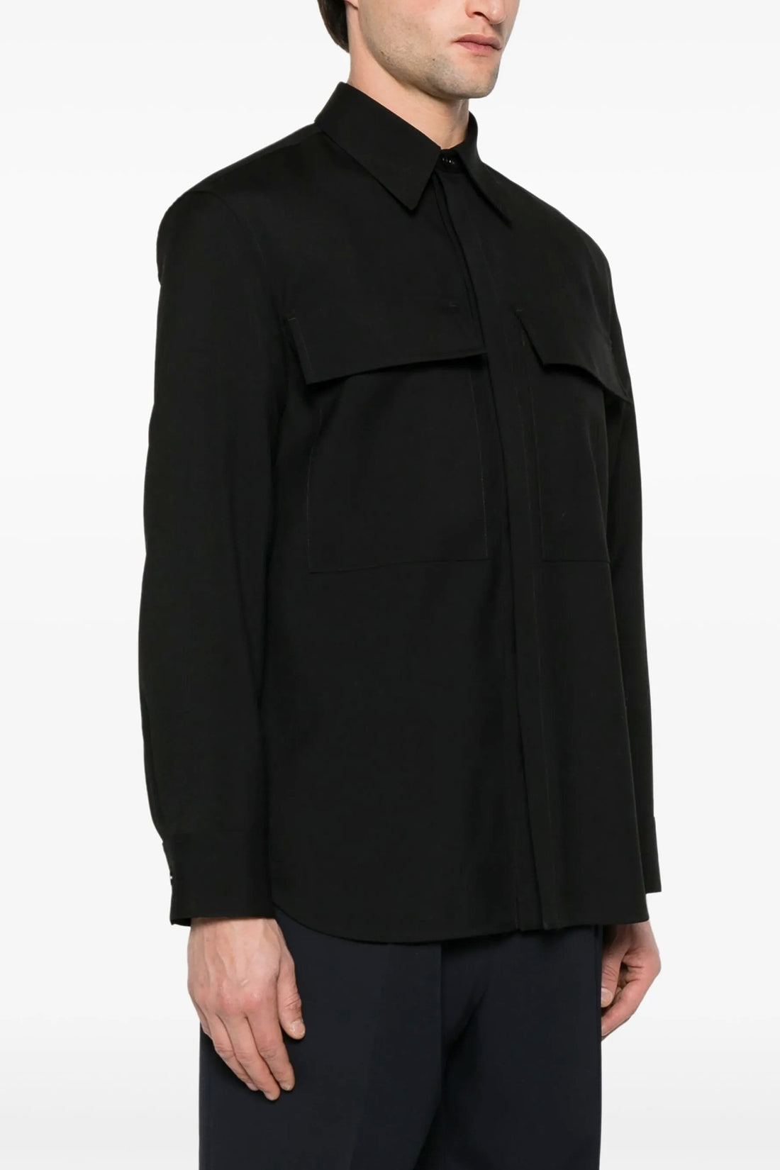 JIL SANDER 40 cm 08 wool shirt