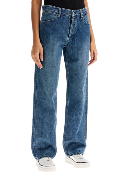 loose fit straight cut jeans