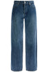 loose fit straight cut jeans