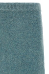 midi skirt in brushed knit shetland wool