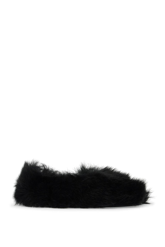 fur-lined slip-on