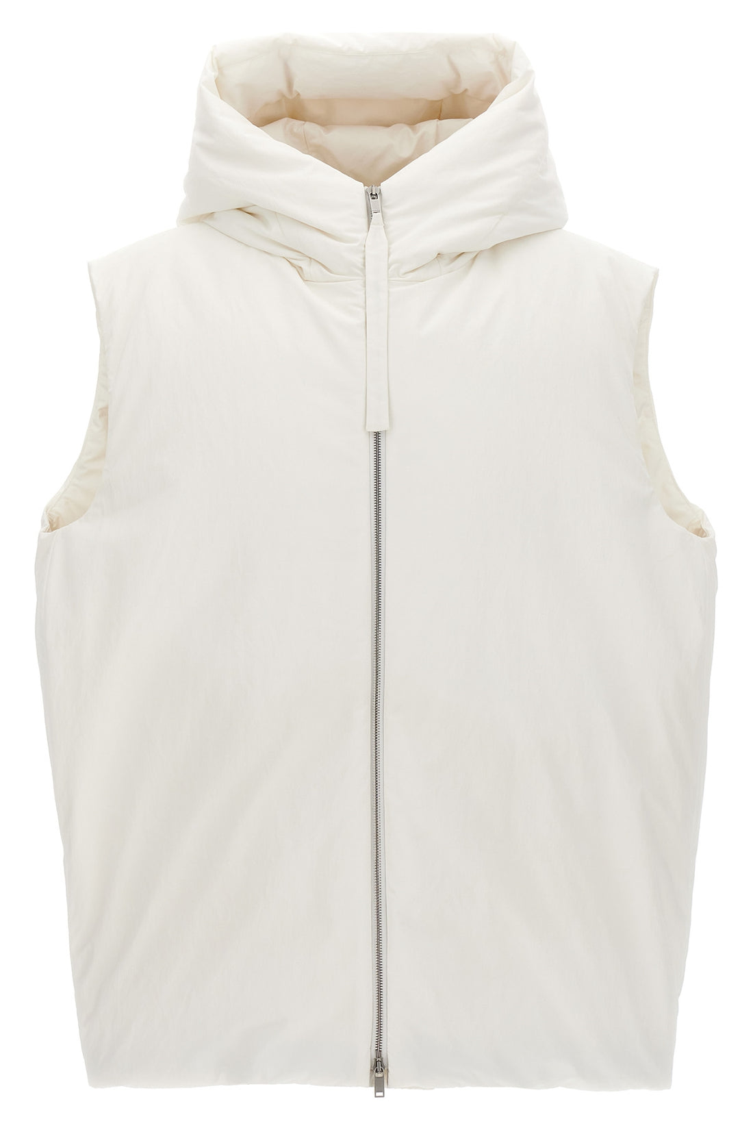 JIL SANDER 48 01 vest in padded nylon