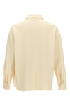 wool blend cloth shirt