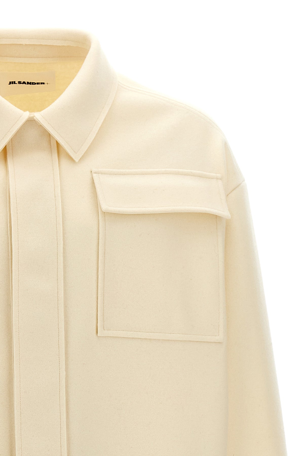 wool blend cloth shirt