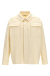 wool blend cloth shirt