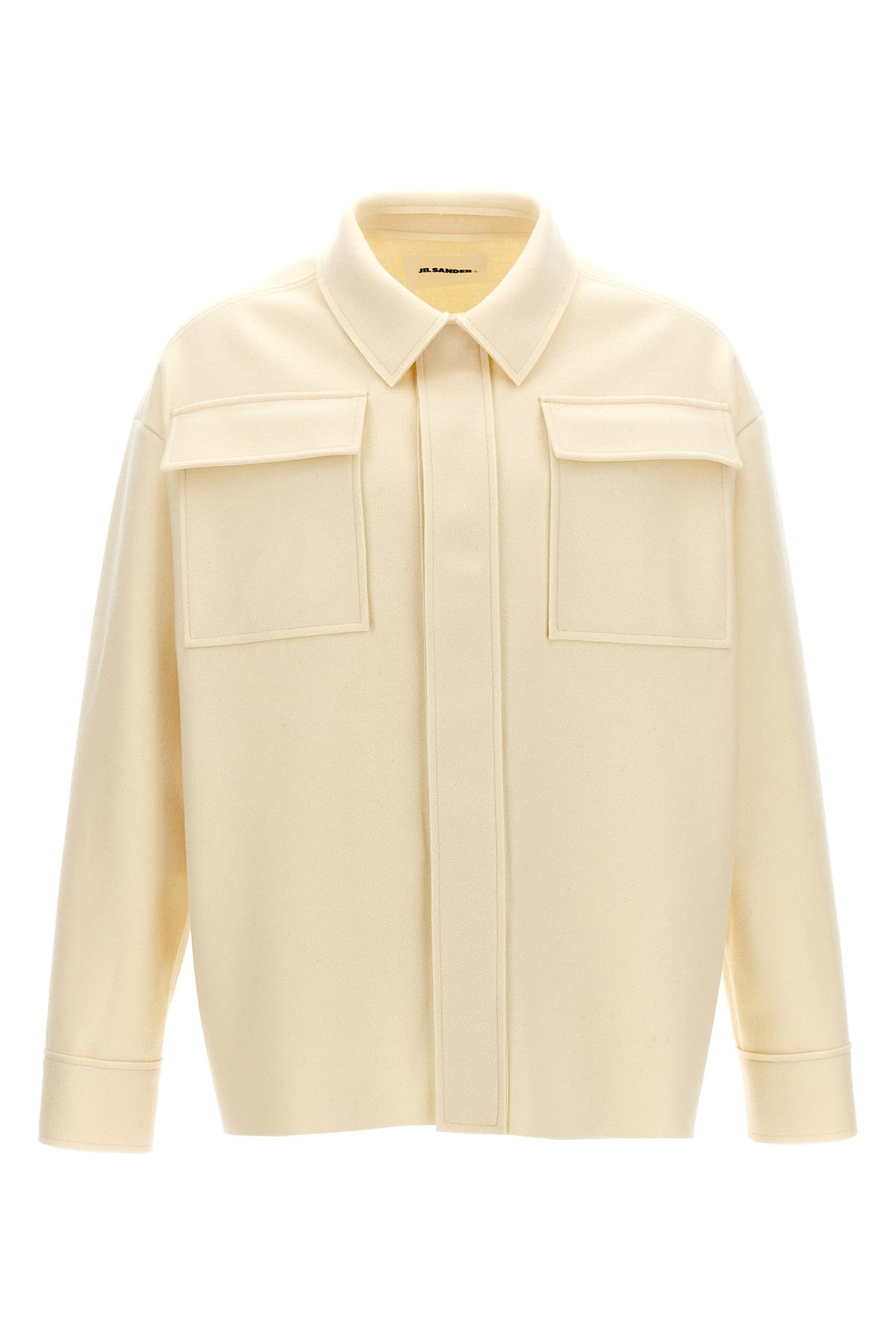 wool blend cloth shirt