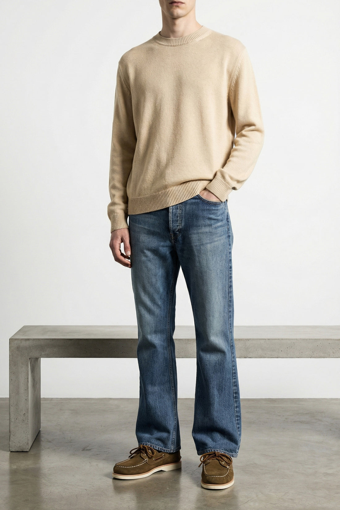 JIL SANDER 50 hemp and silk blend sweater