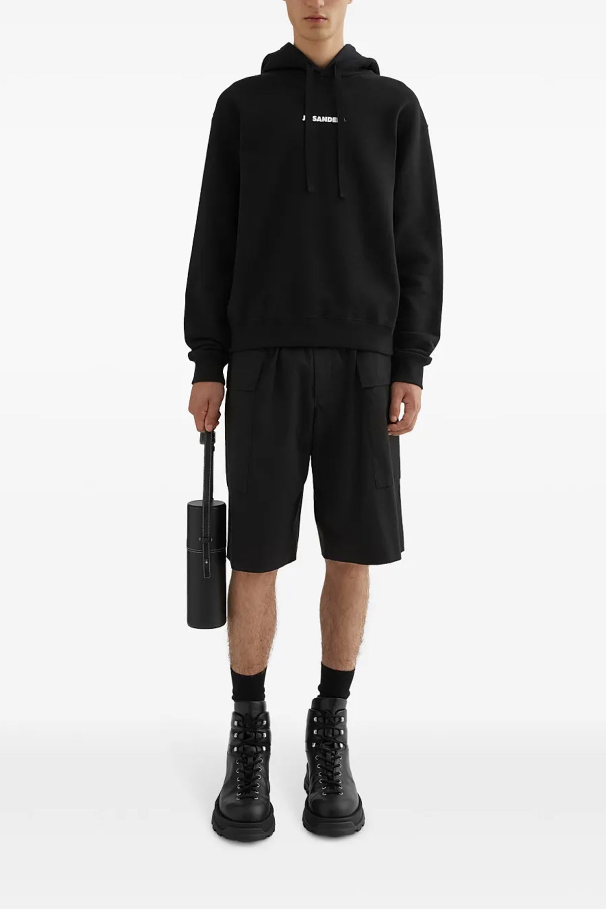 brushed cotton hoodie