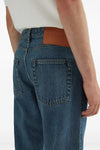 266 jeans in washed and bleached raw japanese denim