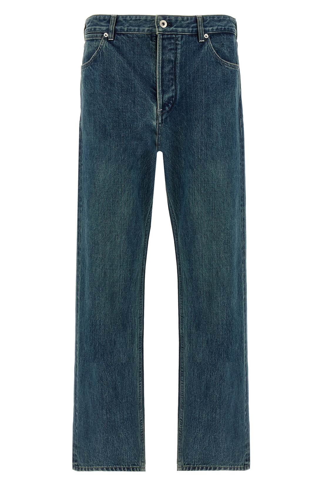 JIL SANDER 30 266 jeans in washed and bleached raw japanese denim