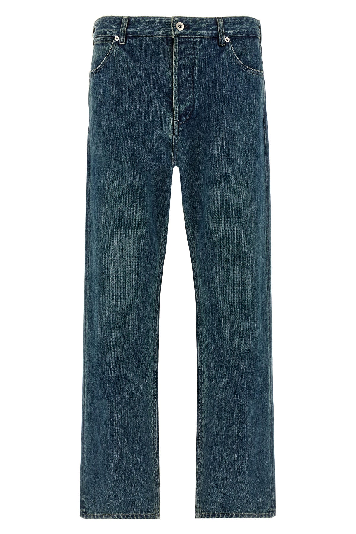 266 jeans in washed and bleached raw japanese denim