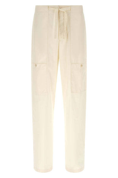 cargo pants in cotton poplin