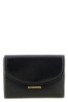 the jil sander cannolo mini wallet in fine smooth calf leather stands out for