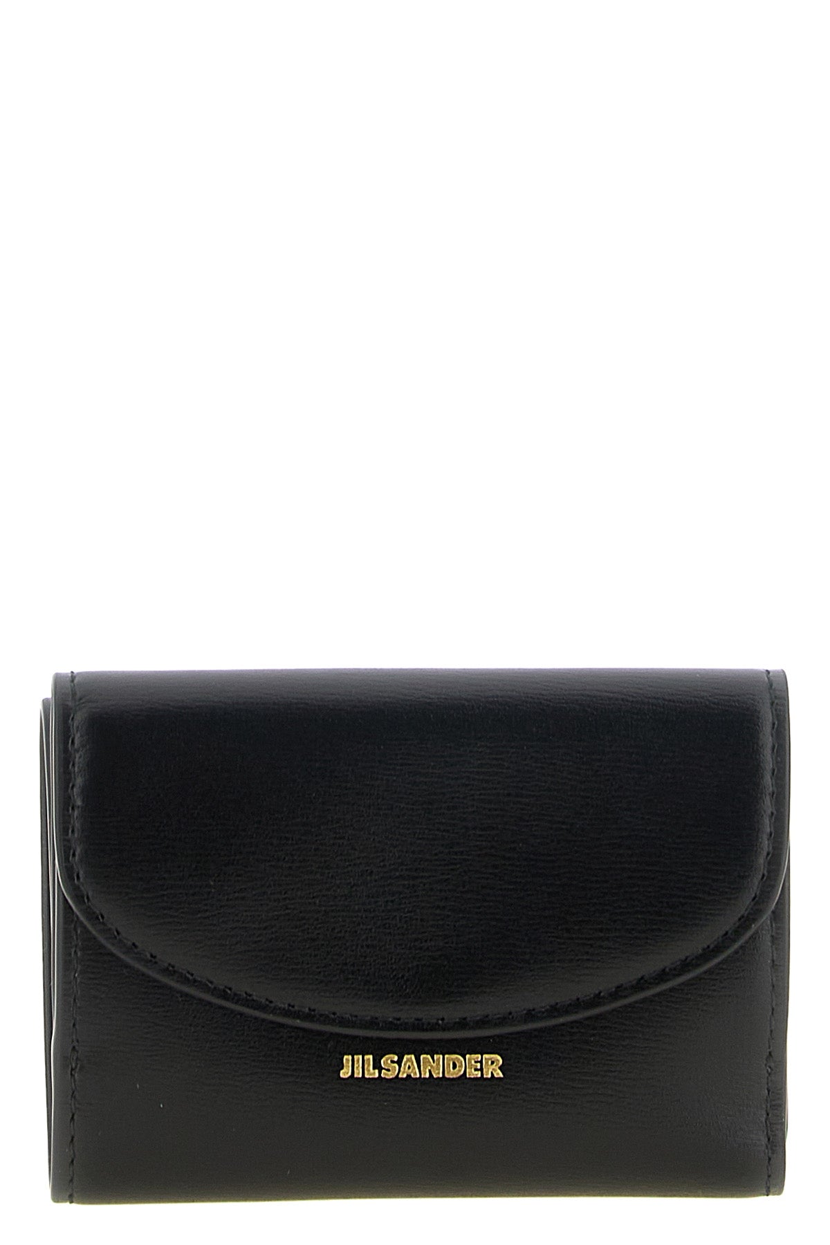 the jil sander cannolo mini wallet in fine smooth calf leather stands out for