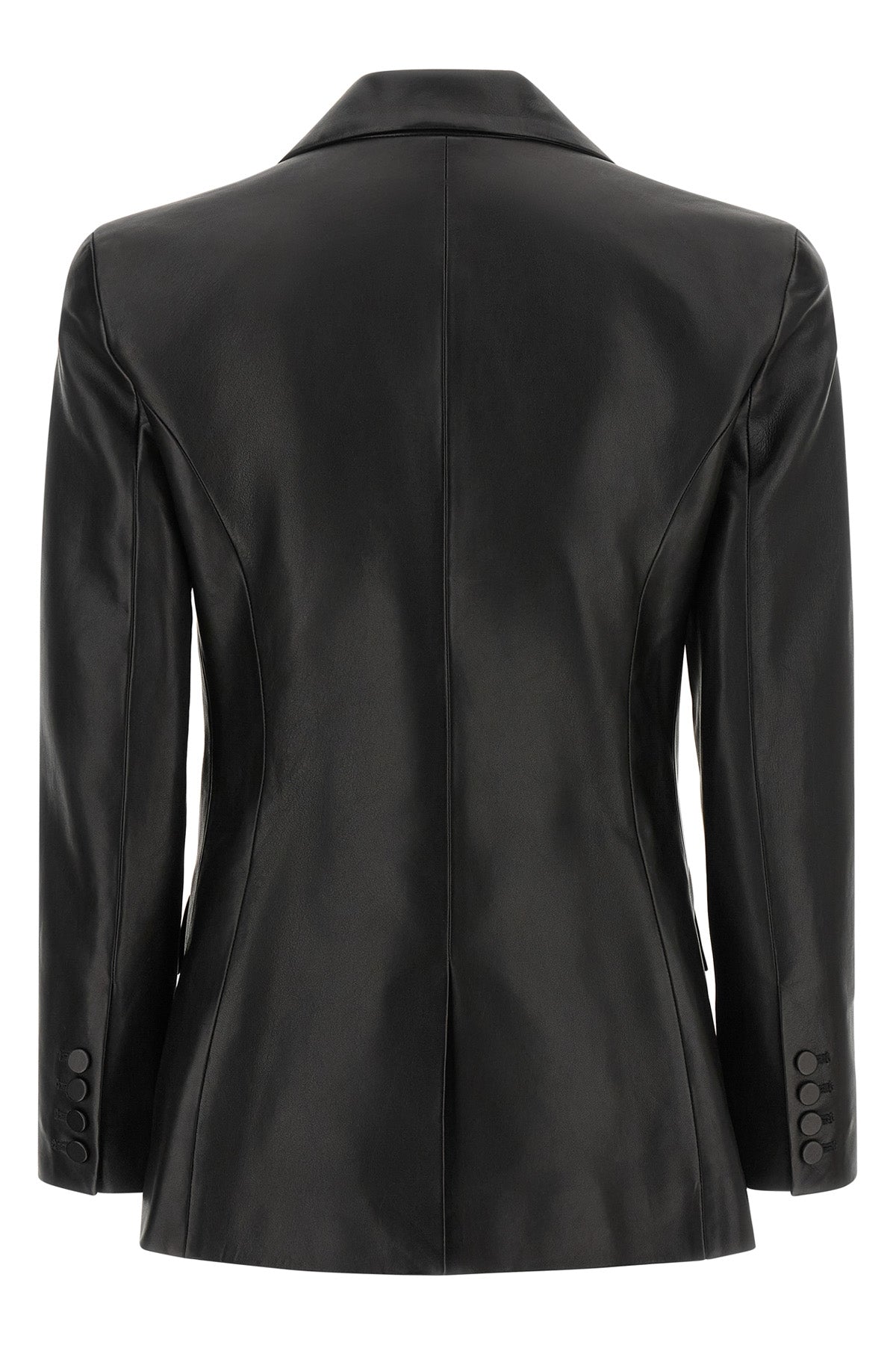 the balmain lambskin blazer redefines the codes of tailoring through a rigorous
