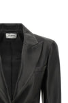 the balmain lambskin blazer redefines the codes of tailoring through a rigorous