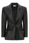 the balmain lambskin blazer redefines the codes of tailoring through a rigorous