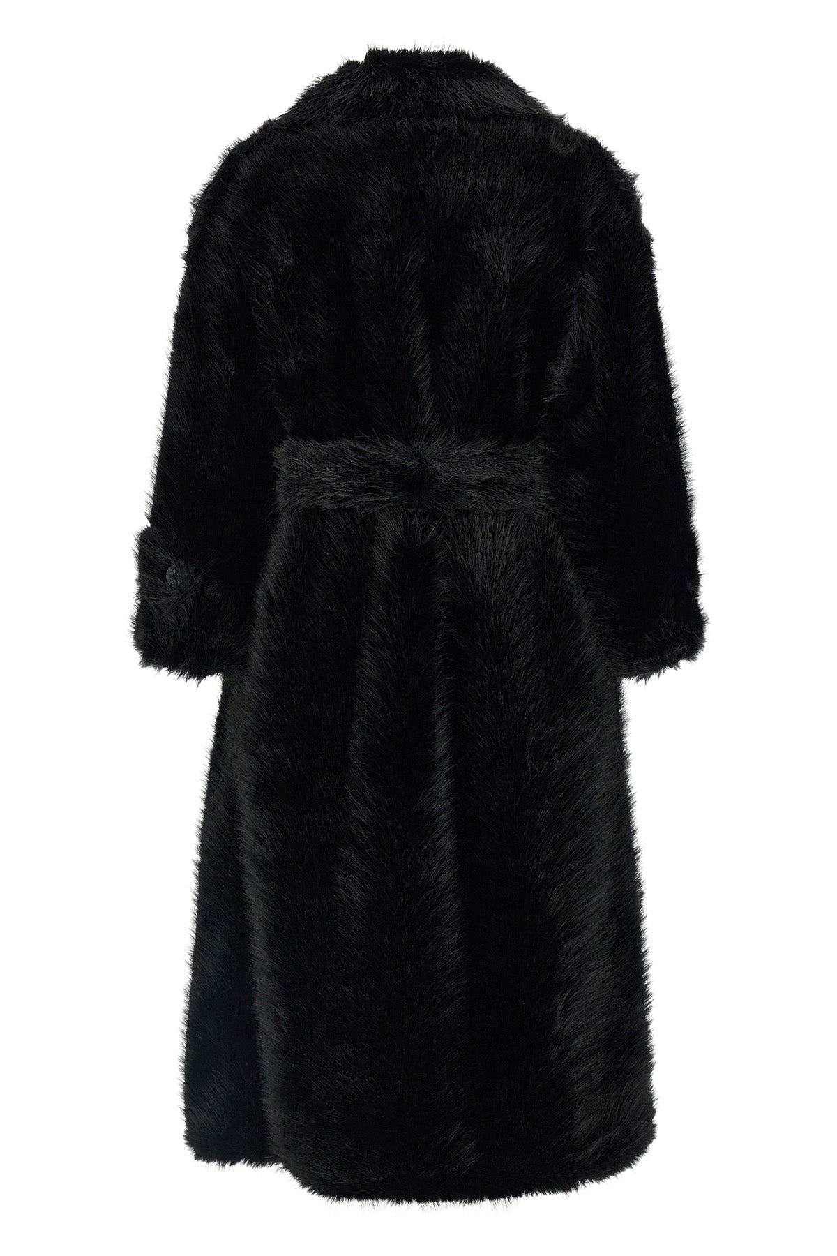 the bbcouture coat reinterprets the classic trench coat through a luxurious fur-
