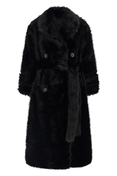 the bbcouture coat reinterprets the classic trench coat through a luxurious fur-