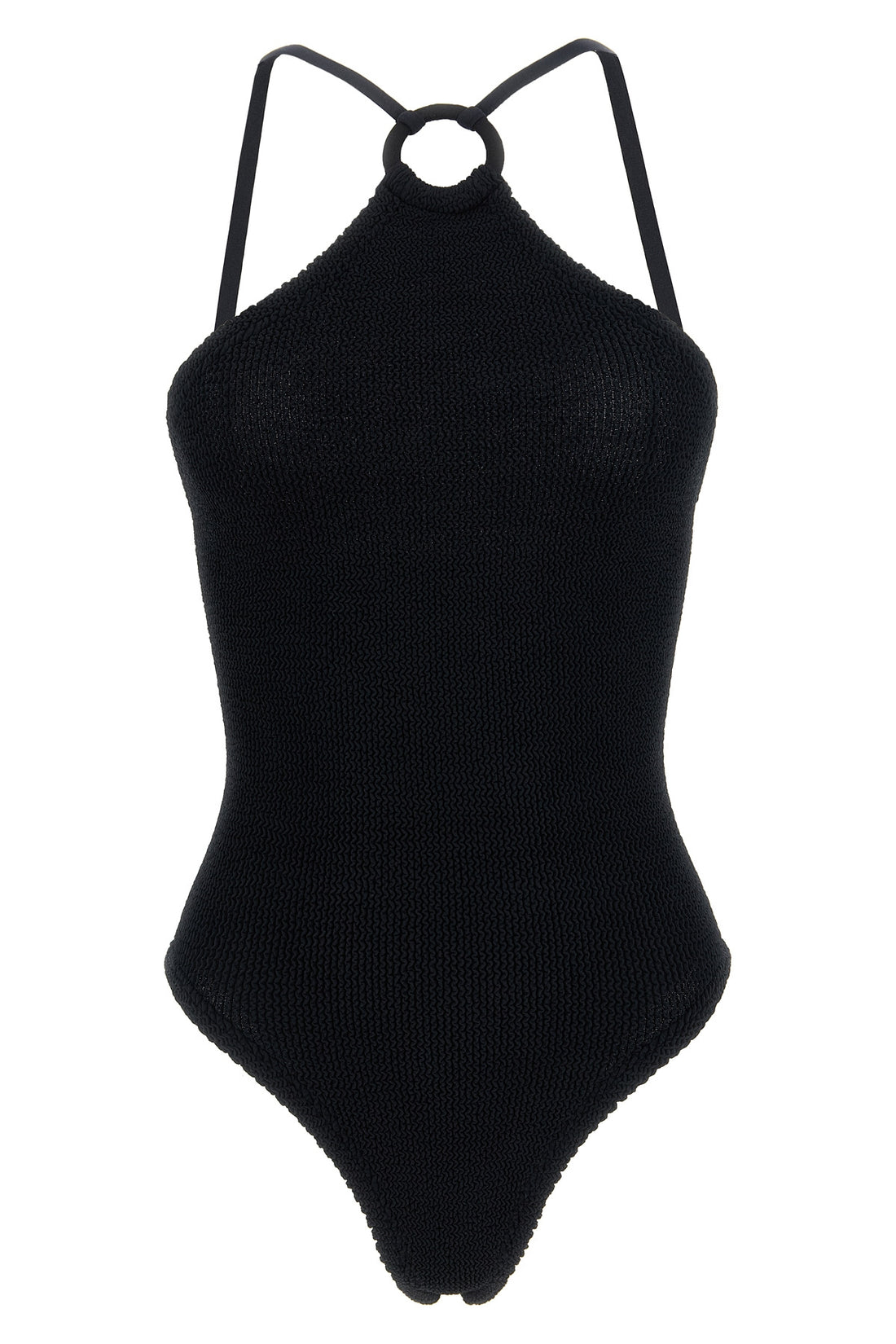 HUNZA G OS jasmine one-piece swimsuit in original crinkle(tm)